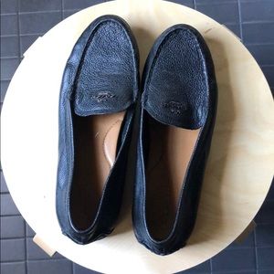 COACH black loafers